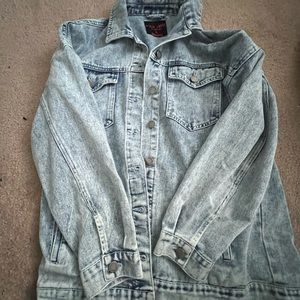 Washed denim jacket